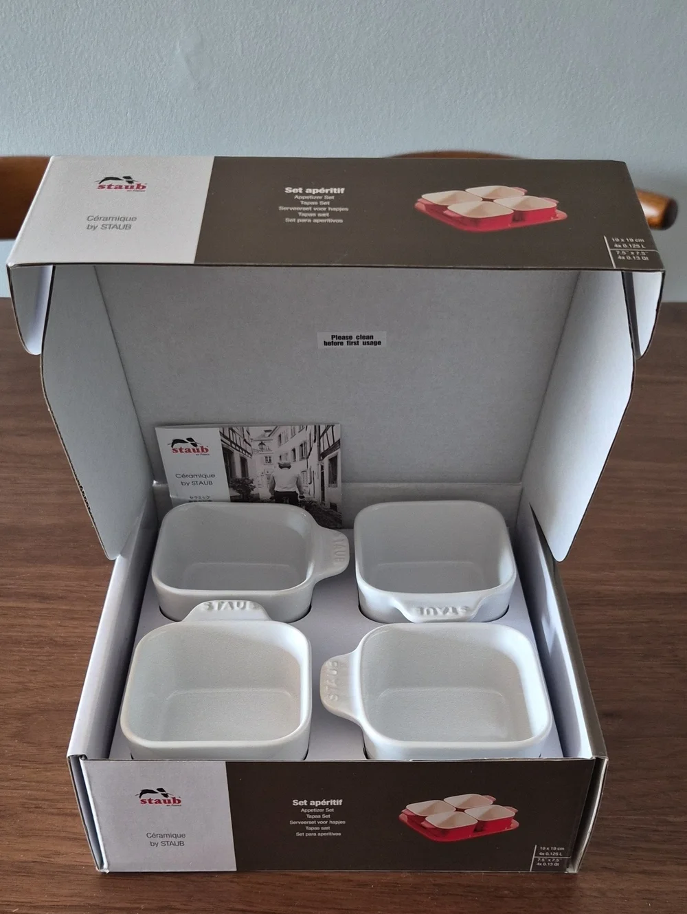Staub White Ceramic Appetizer Set - 5 Pieces